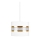 Chandelier on a string LIND 1xE27/60W/230V white