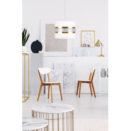 Chandelier on a string LIND 1xE27/60W/230V white