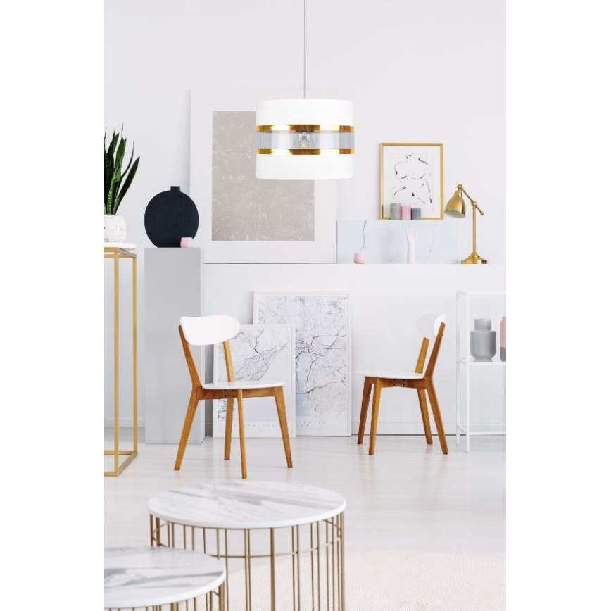 Chandelier on a string LIND 1xE27/60W/230V white