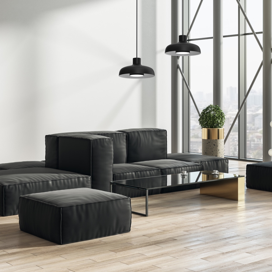 Chandelier on a string LINEA 1xGX53/12W/230V black