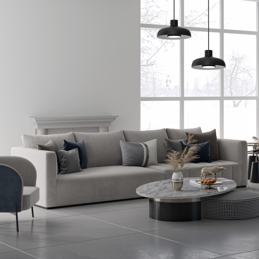Chandelier on a string LINEA 1xGX53/12W/230V black