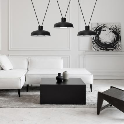 Chandelier on a string LINEA 3xGX53/12W/230V black