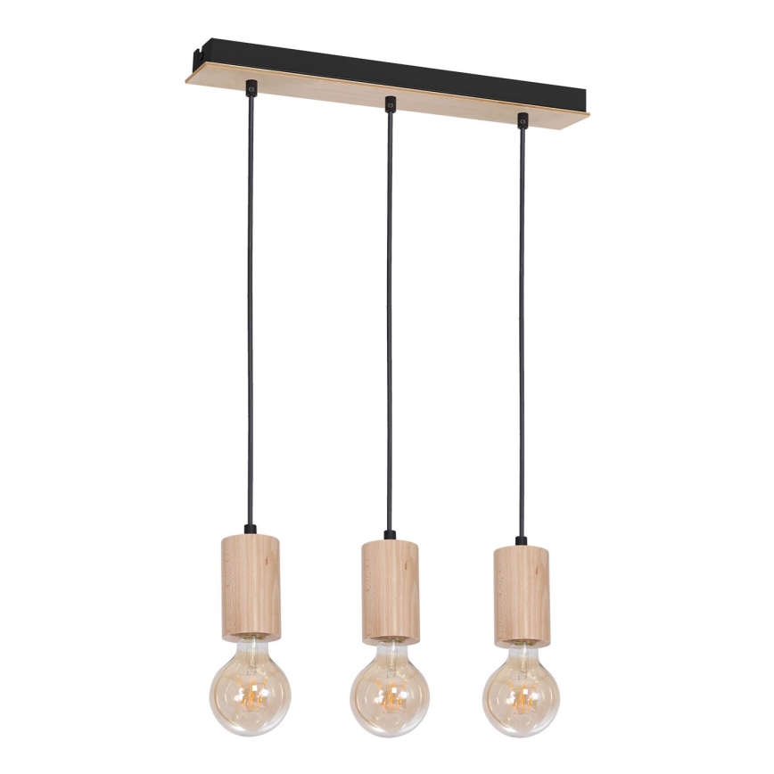 Chandelier on a string LINES 3xE27/60W/230V
