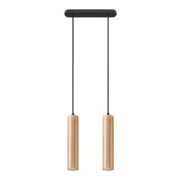 Chandelier on a string LINO 2xGU10/40W/230V beech