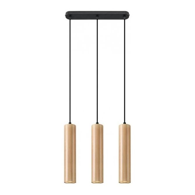 Chandelier on a string LINO 3xGU10/40W/230V beech