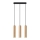 Chandelier on a string LINO 3xGU10/40W/230V beech