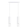 Chandelier on a string LIRO 2xGU10/10W/230V white