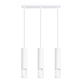 Chandelier on a string LIRO 3xGU10/10W/230V white