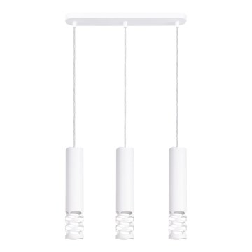 Chandelier on a string LIRO 3xGU10/10W/230V white