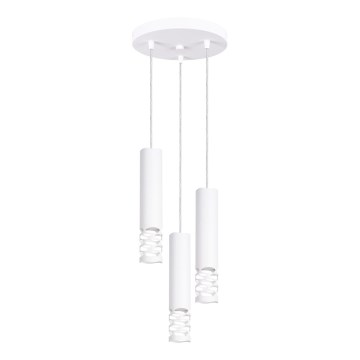 Chandelier on a string LIRO 3xGU10/10W/230V white