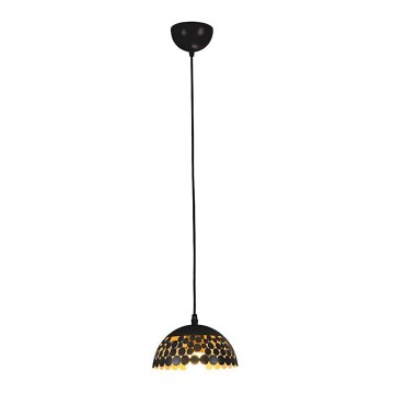 Chandelier on a string LISA BLACK 1xE27/60W/230V