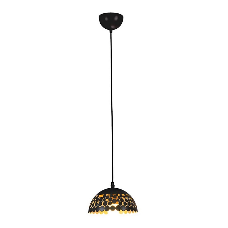 Chandelier on a string LISA BLACK 1xE27/60W/230V