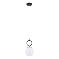 Chandelier on a string LISTER 1xE14/10W/230V black/white