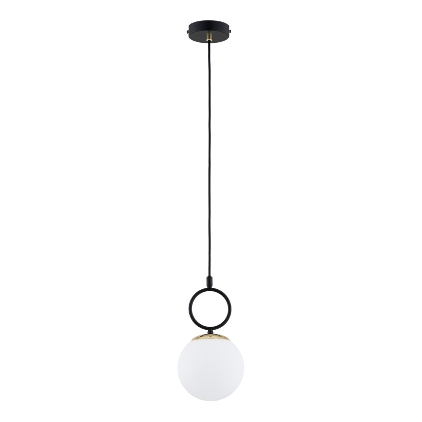 Chandelier on a string LISTER 1xE14/10W/230V black/white