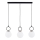 Chandelier on a string LISTER 3xE14/10W/230V black/white