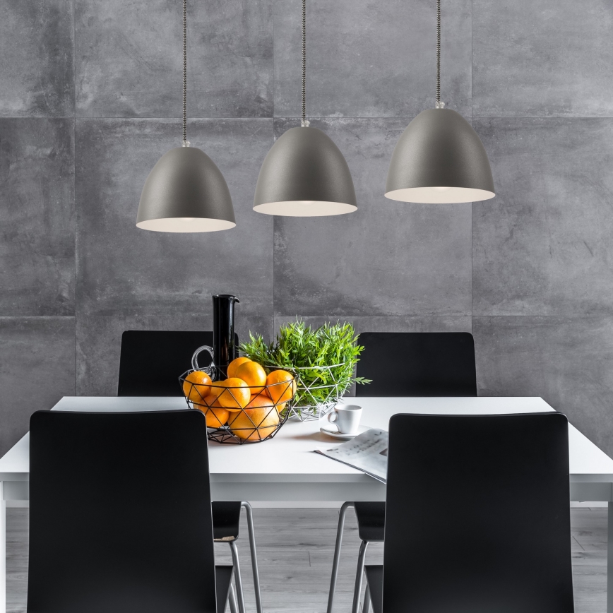 Chandelier on a string LIVIA 3xE27/60W/230V