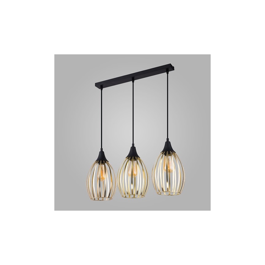 Chandelier on a string LIZA 3xE27/60W/230V