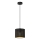 Chandelier on a string LOFT SHADE 1xE27/60W/230V d. 18 cm black/gold