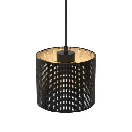 Chandelier on a string LOFT SHADE 1xE27/60W/230V d. 18 cm black/gold