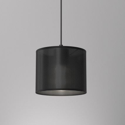 Chandelier on a string LOFT SHADE 1xE27/60W/230V d. 18 cm black