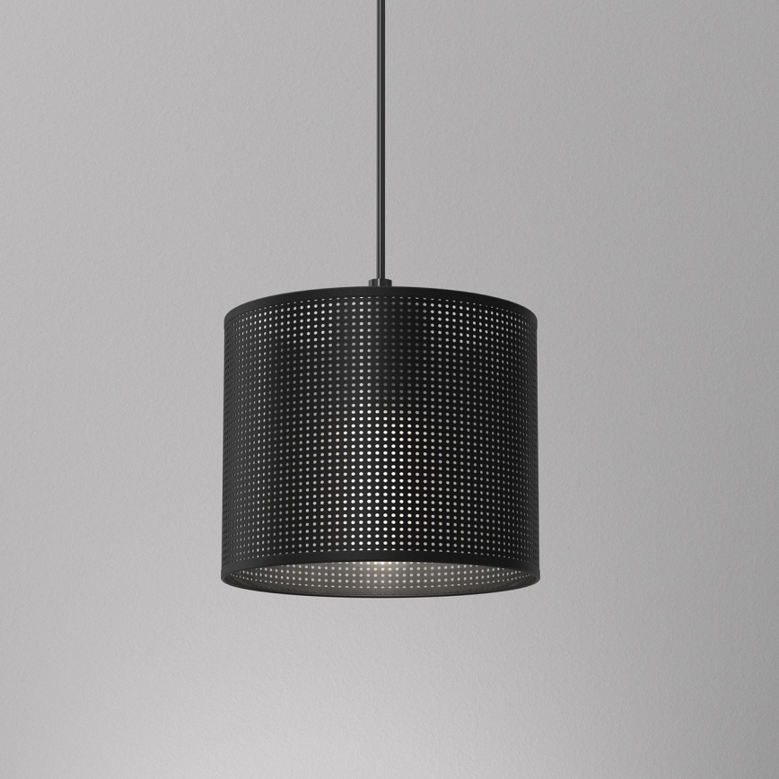Chandelier on a string LOFT SHADE 1xE27/60W/230V d. 18 cm black