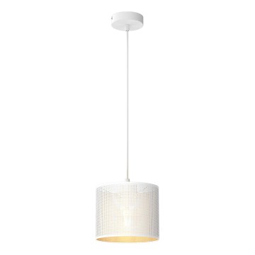 Chandelier on a string LOFT SHADE 1xE27/60W/230V d. 18 cm white/gold