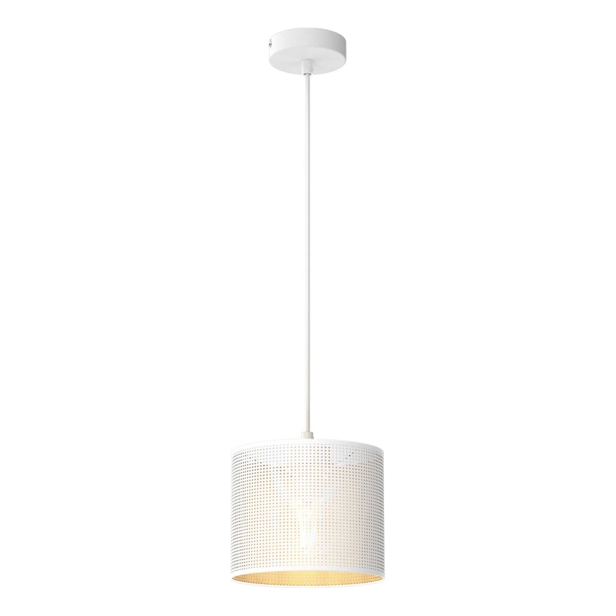 Chandelier on a string LOFT SHADE 1xE27/60W/230V d. 18 cm white/gold