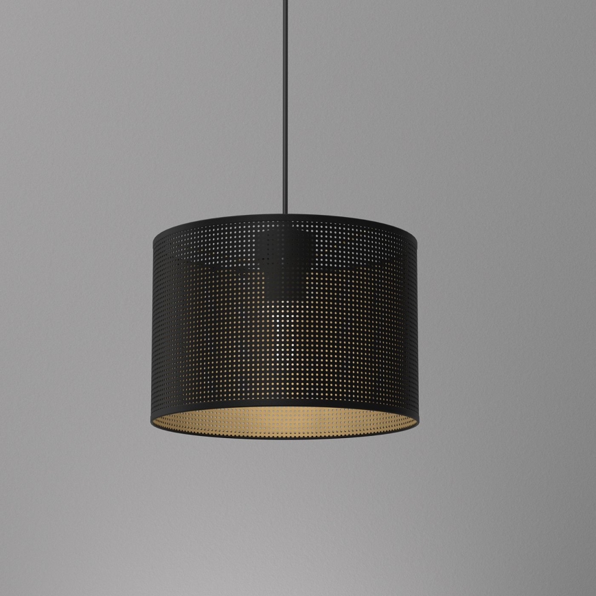 Chandelier on a string LOFT SHADE 1xE27/60W/230V d. 25 cm black/gold