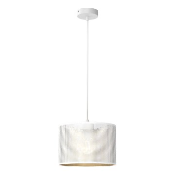 Chandelier on a string LOFT SHADE 1xE27/60W/230V d. 25 cm white/gold