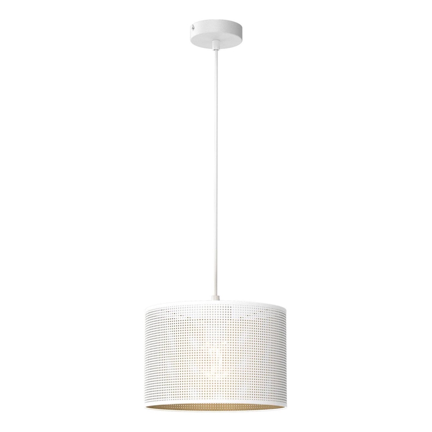 Chandelier on a string LOFT SHADE 1xE27/60W/230V d. 25 cm white/gold