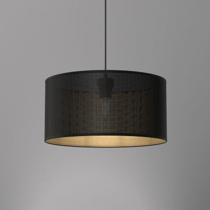 Chandelier on a string LOFT SHADE 1xE27/60W/230V d. 40 cm black/gold