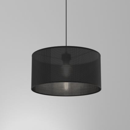 Chandelier on a string LOFT SHADE 1xE27/60W/230V d. 40 cm black