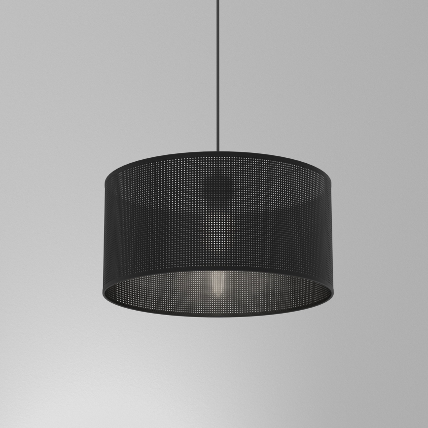 Chandelier on a string LOFT SHADE 1xE27/60W/230V d. 40 cm black