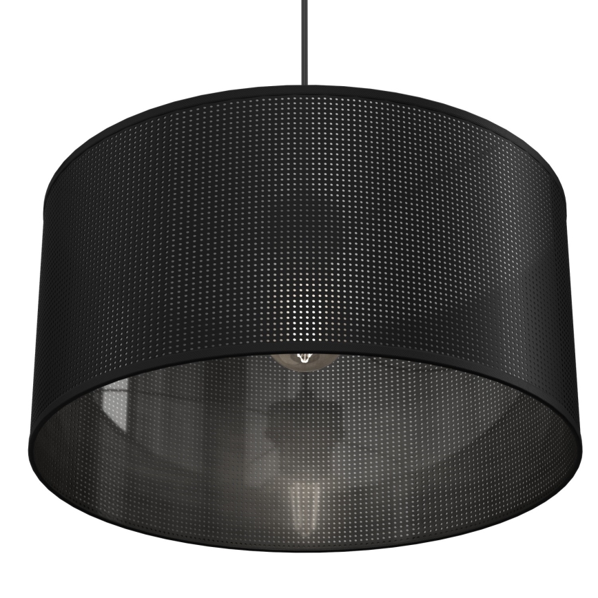Chandelier on a string LOFT SHADE 1xE27/60W/230V d. 40 cm black