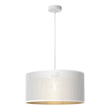 Chandelier on a string LOFT SHADE 1xE27/60W/230V d. 40 cm white/gold