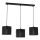 Chandelier on a string LOFT SHADE 3xE27/60W/230V black