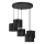 Chandelier on a string LOFT SHADE 5xE27/60W/230V black
