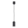Chandelier on a string LOGAN BLACK 1xGU10/10W/230V