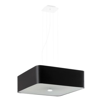 Chandelier on a string LOKKO 5xE27/60W/230V 45 cm black