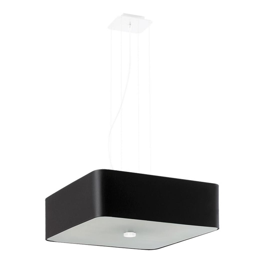 Chandelier on a string LOKKO 5xE27/60W/230V 45 cm black