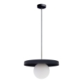 Chandelier on a string LOME 1xE27/60W/230V black
