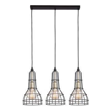 Chandelier on a string LONG 3xE27/60W/230V