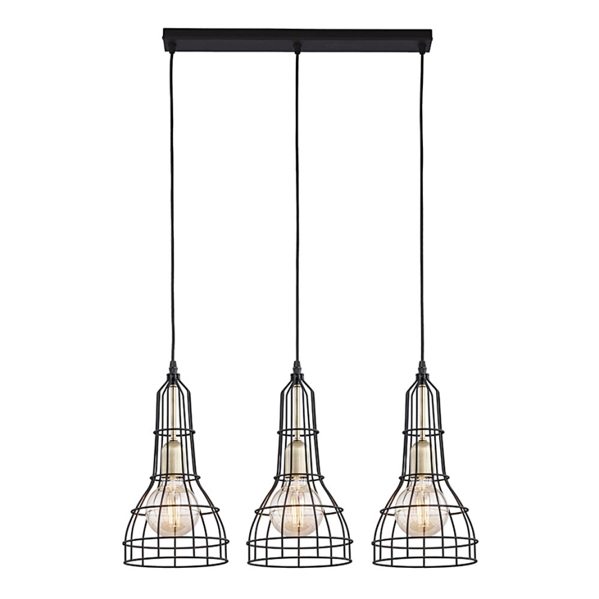 Chandelier on a string LONG 3xE27/60W/230V