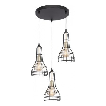Chandelier on a string LONG 3xE27/60W/230V