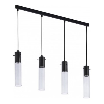 Chandelier on a string LOOK GRAPHITE 4xGU10/10W/230V