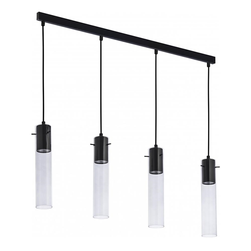 Chandelier on a string LOOK GRAPHITE 4xGU10/10W/230V