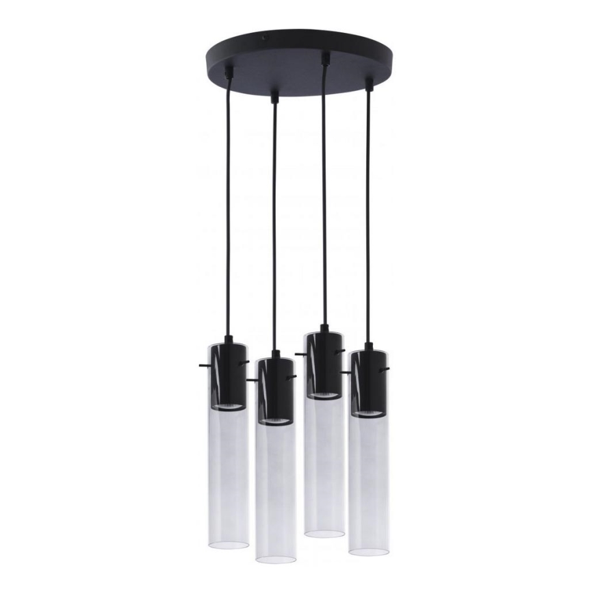 Chandelier on a string LOOK GRAPHITE 4xGU10/50W/230V