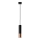 Chandelier on a string LOOPEZ 1xGU10/10W/230V black/copper