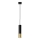 Chandelier on a string LOOPEZ 1xGU10/40W/230V black/gold