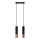 Chandelier on a string LOOPEZ 2xGU10/10W/230V black/copper
